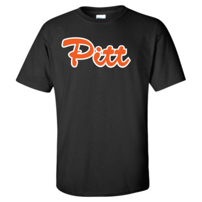 Org/Wht Script Pitt - Ultra Cotton™ T-Shirt Thumbnail